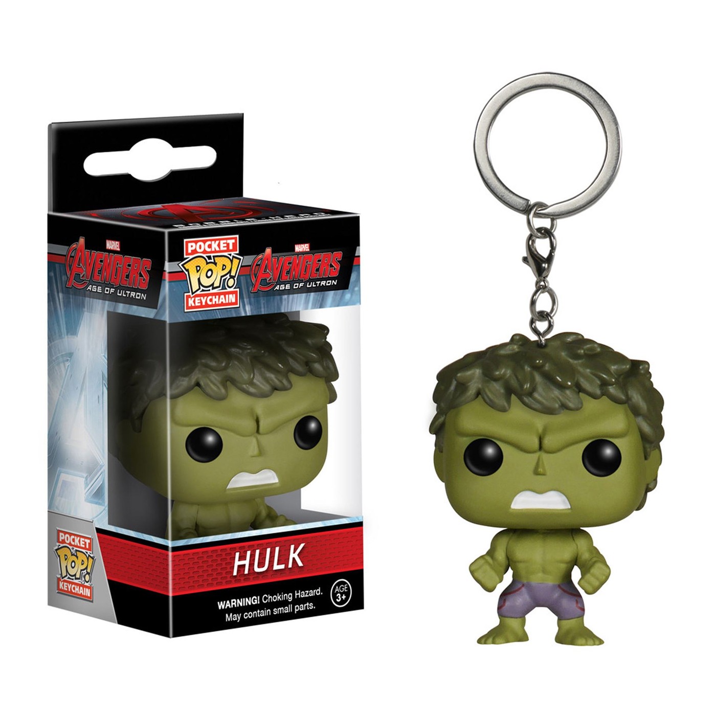 Hulk Age of Ultron Pocket Pop Keychain, Green