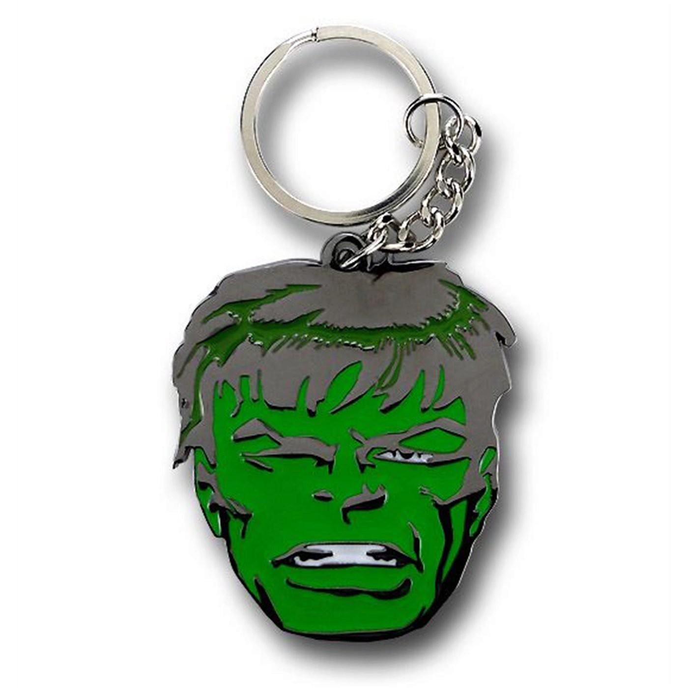 Hulk Big Face Metal Key Chain