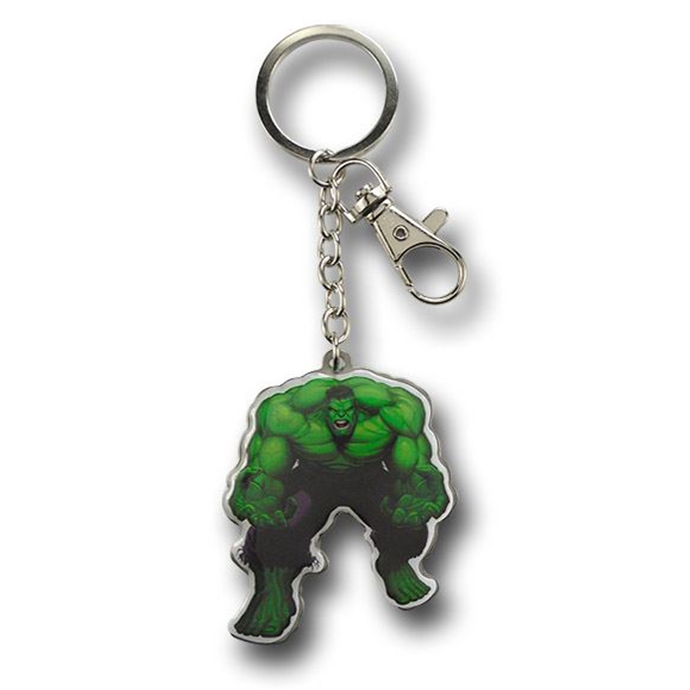 Hulk Metal Enraged Keychain, Grey