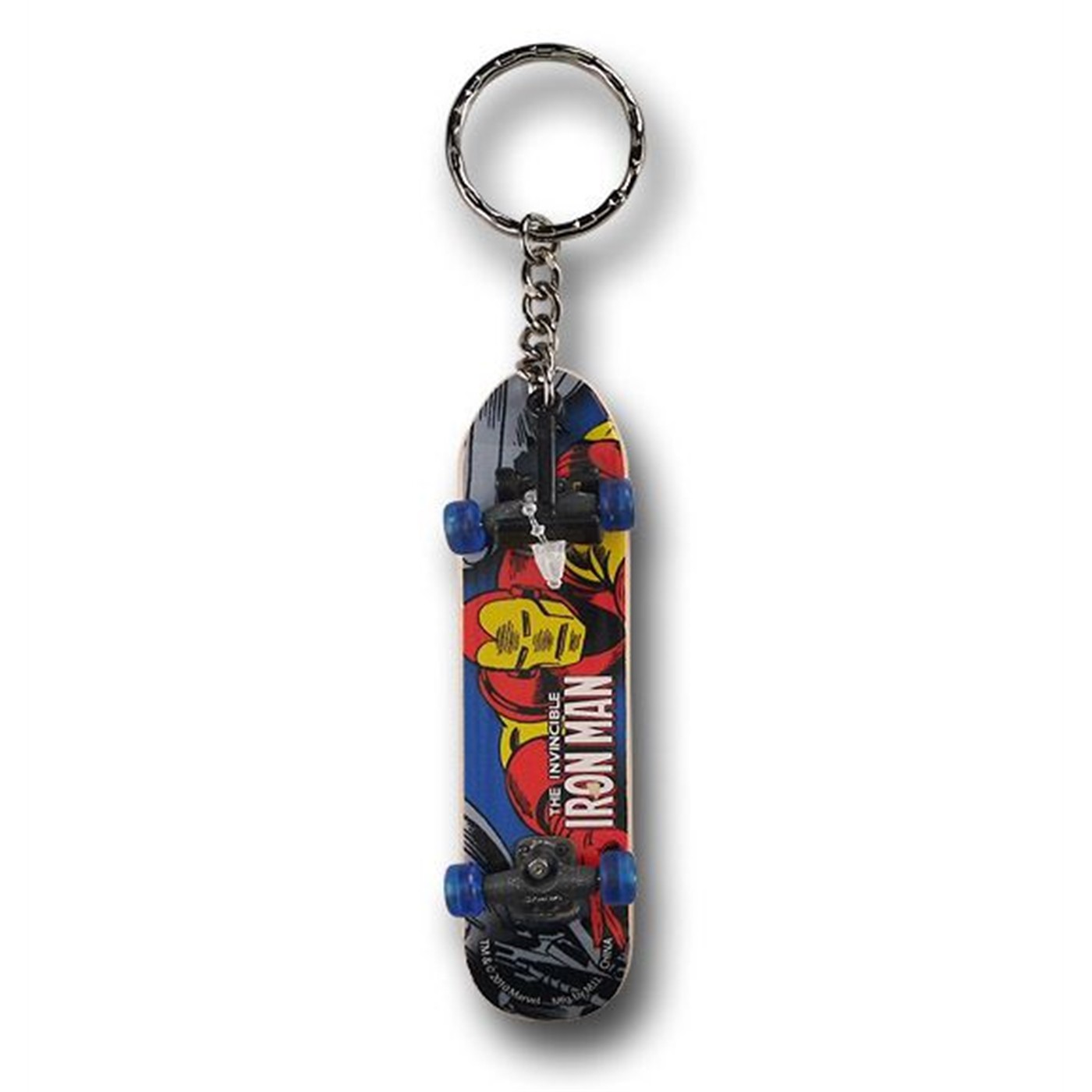Iron Man Skateboard Keychain