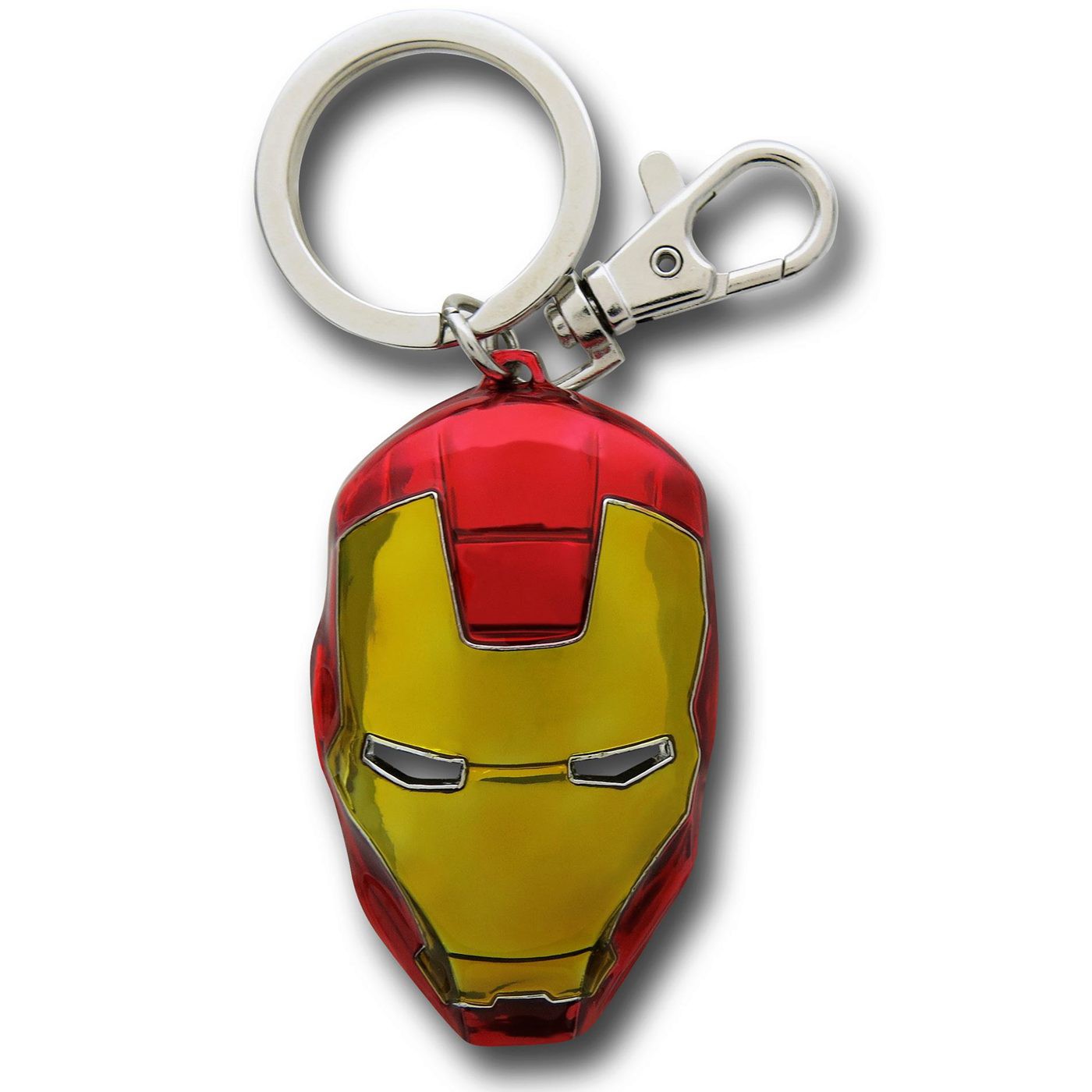 Iron Man Color Head Keychain, Yellow