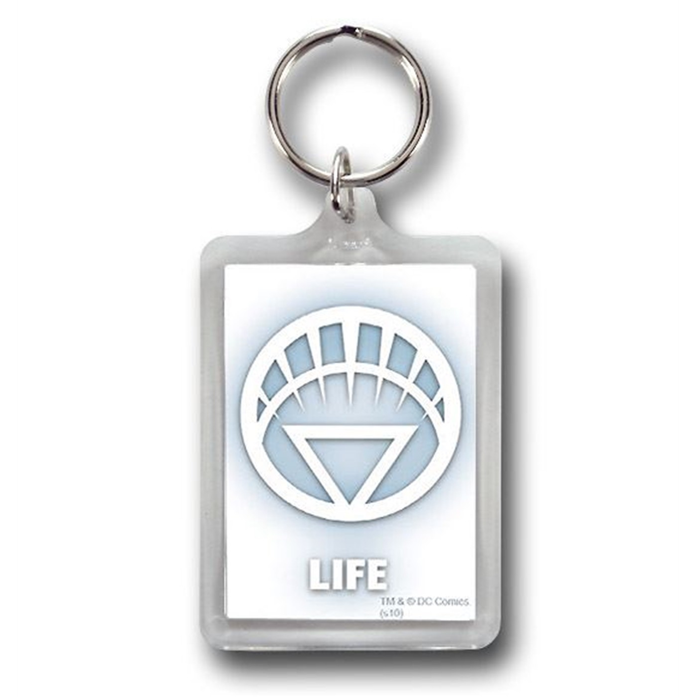 Green Lantern Brightest Day Life Mirror Keychain, Grey