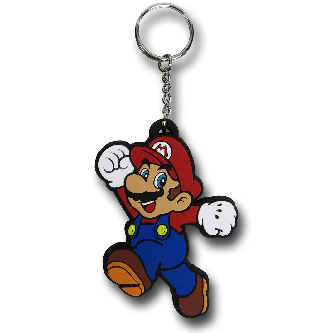 Nintendo Mario Rubber Keychain, Blue