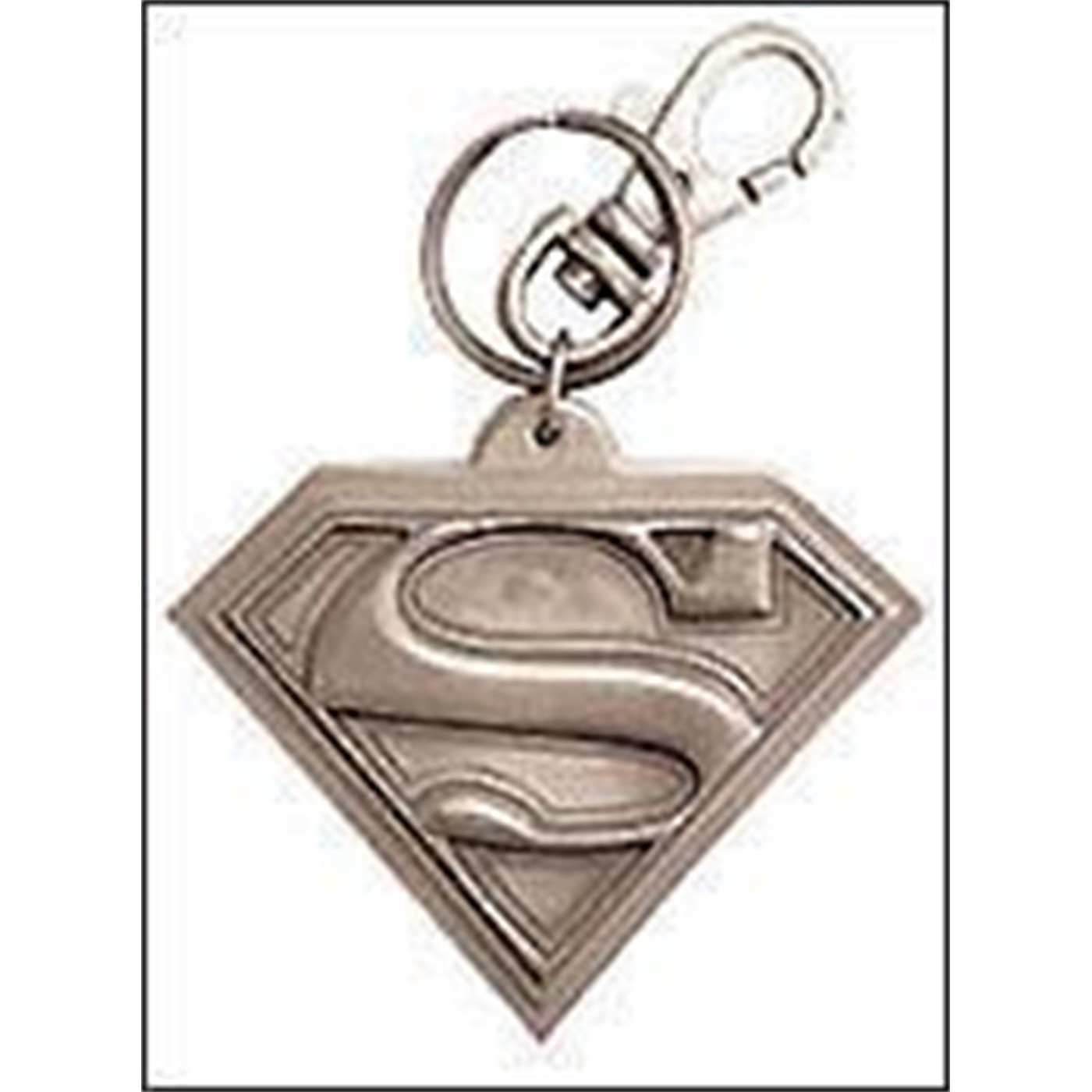 Superman Pewter Keychain
