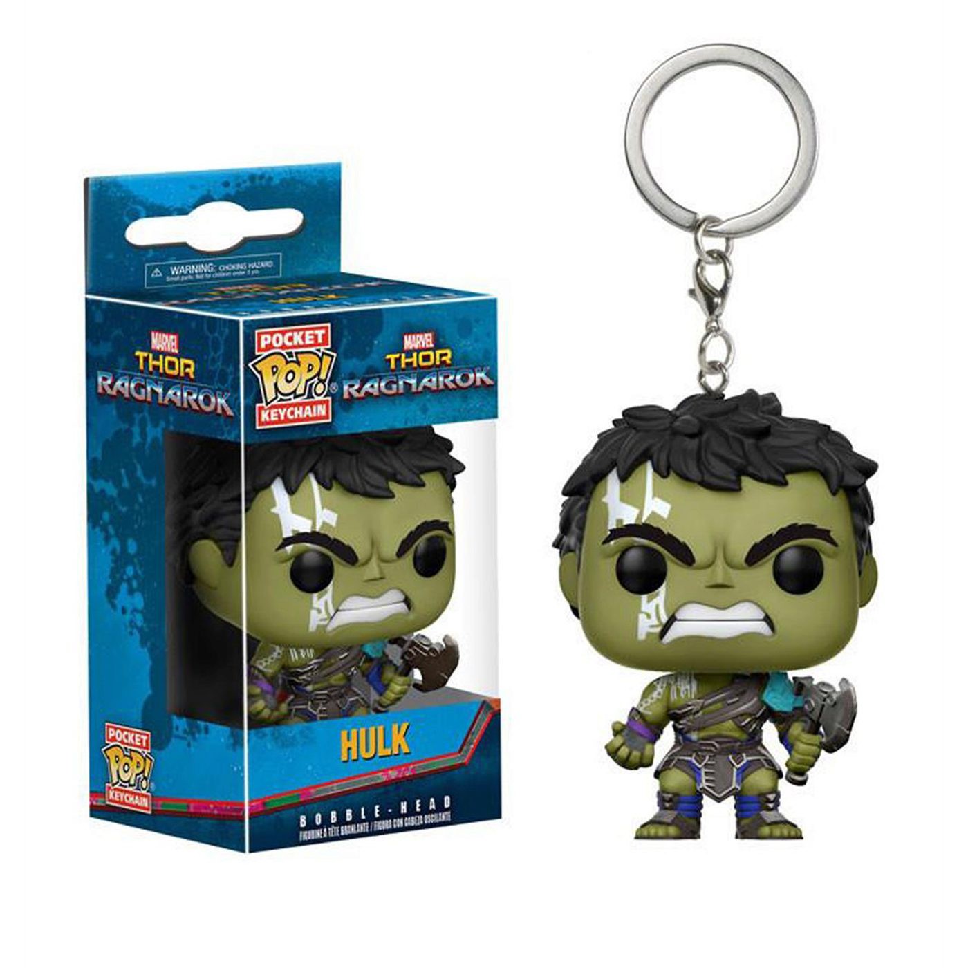 Thor Ragnarok Hulk Funko Pocket Pop Keychain, Green