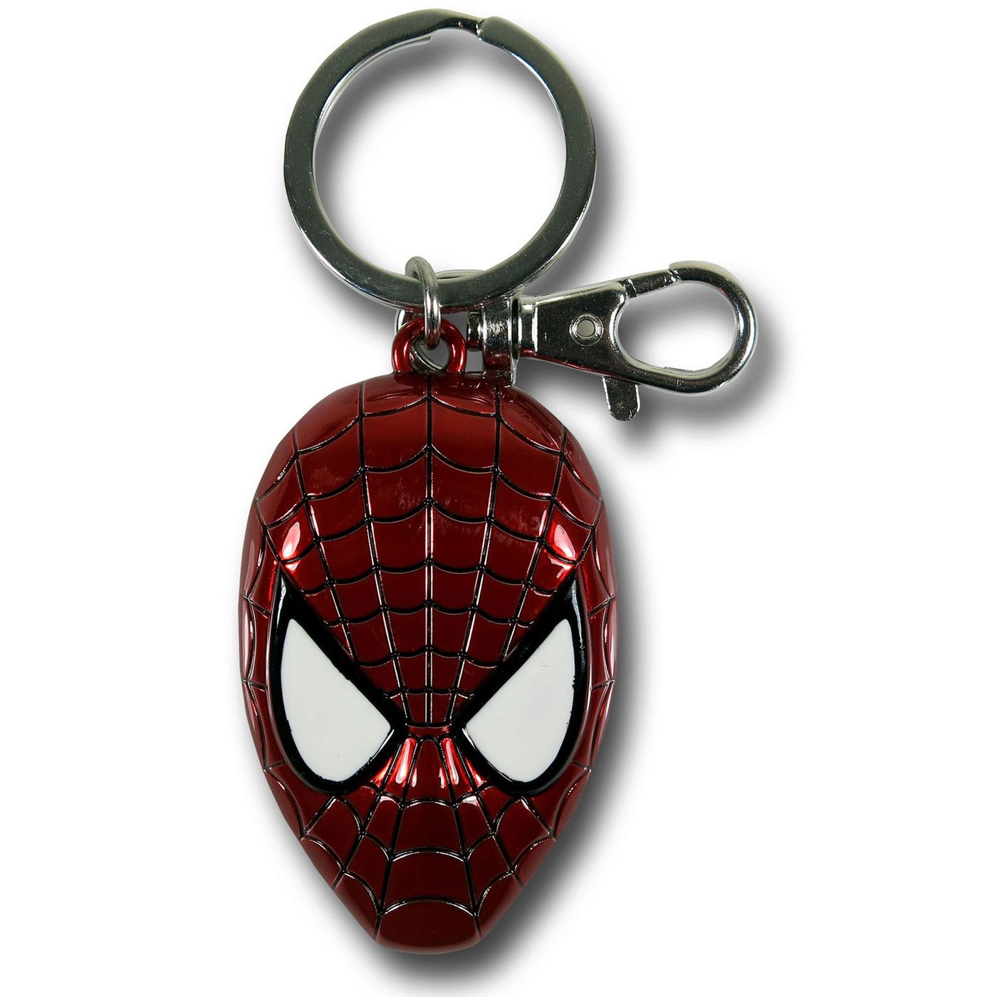 Spider-Man Color Head Keychain, Red