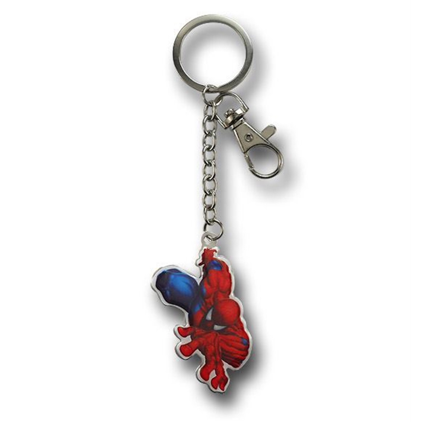 Spiderman Metal Crawl Keychain, Grey