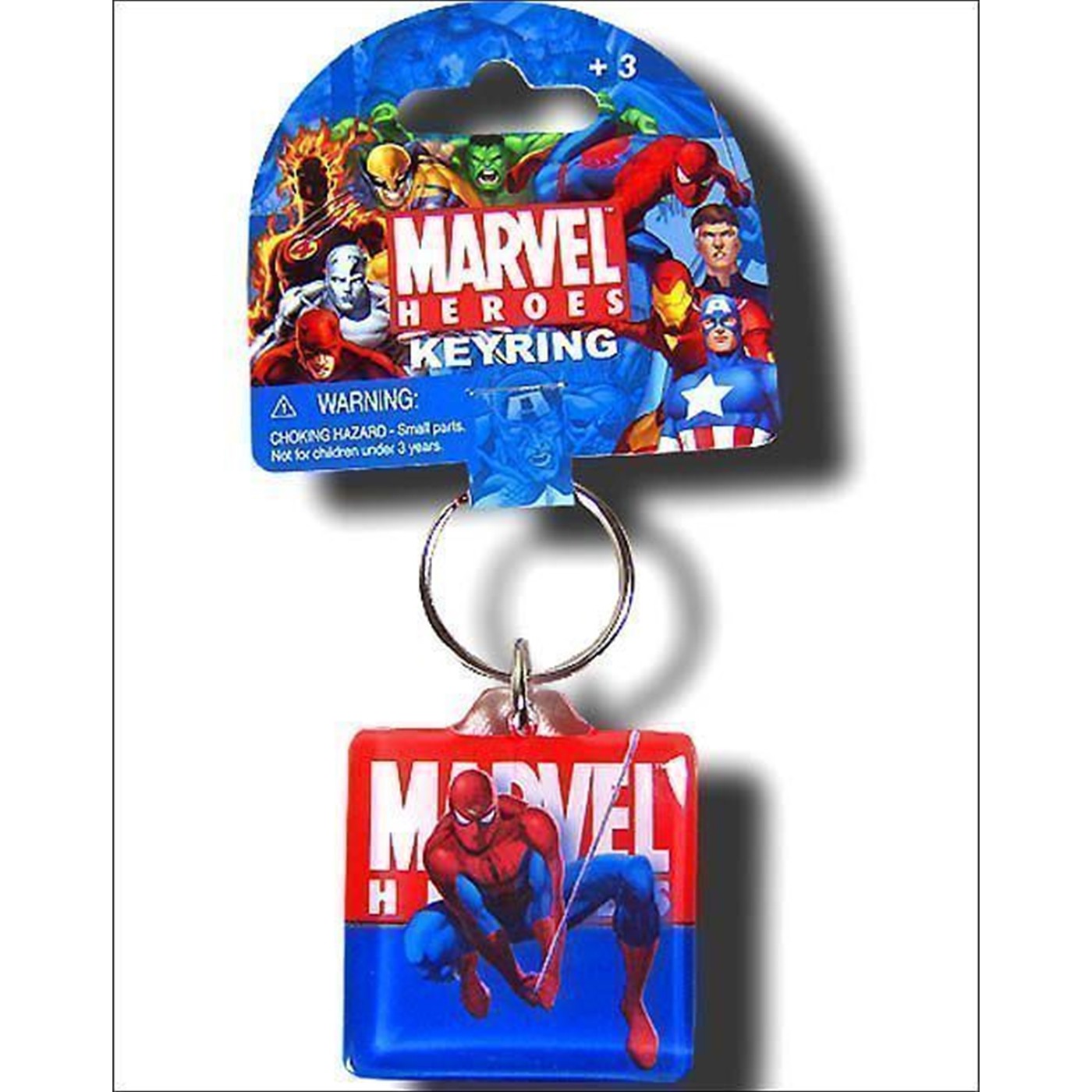Spiderman Lucite Keychain