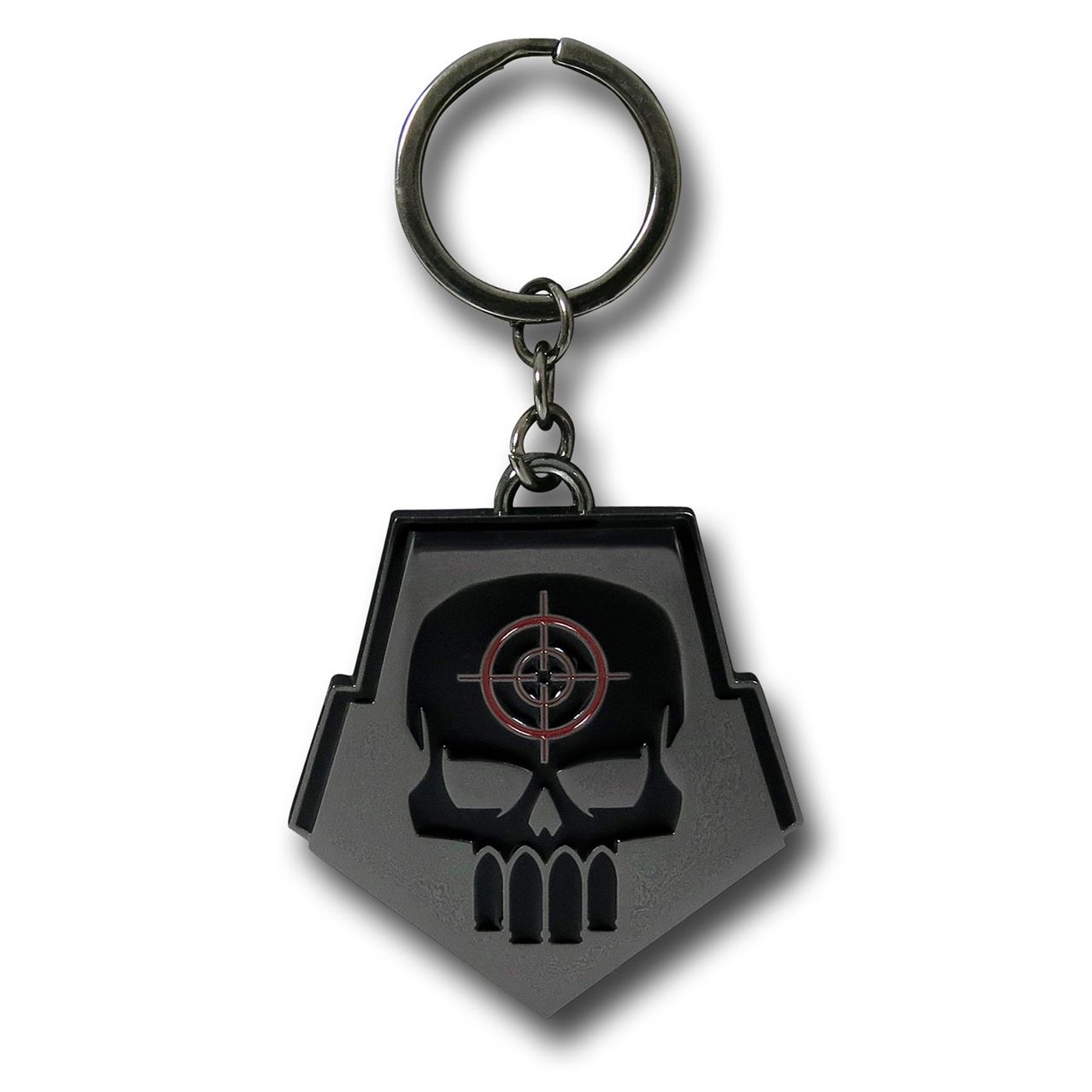 Suicide Squad Deadshot Keychain, Grey