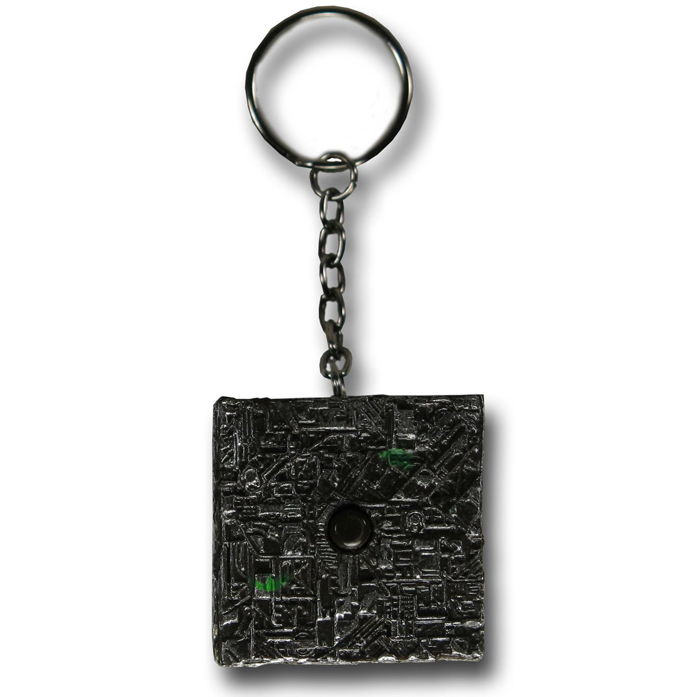 Star Trek Borg Cube Flashlight Keychain, Grey