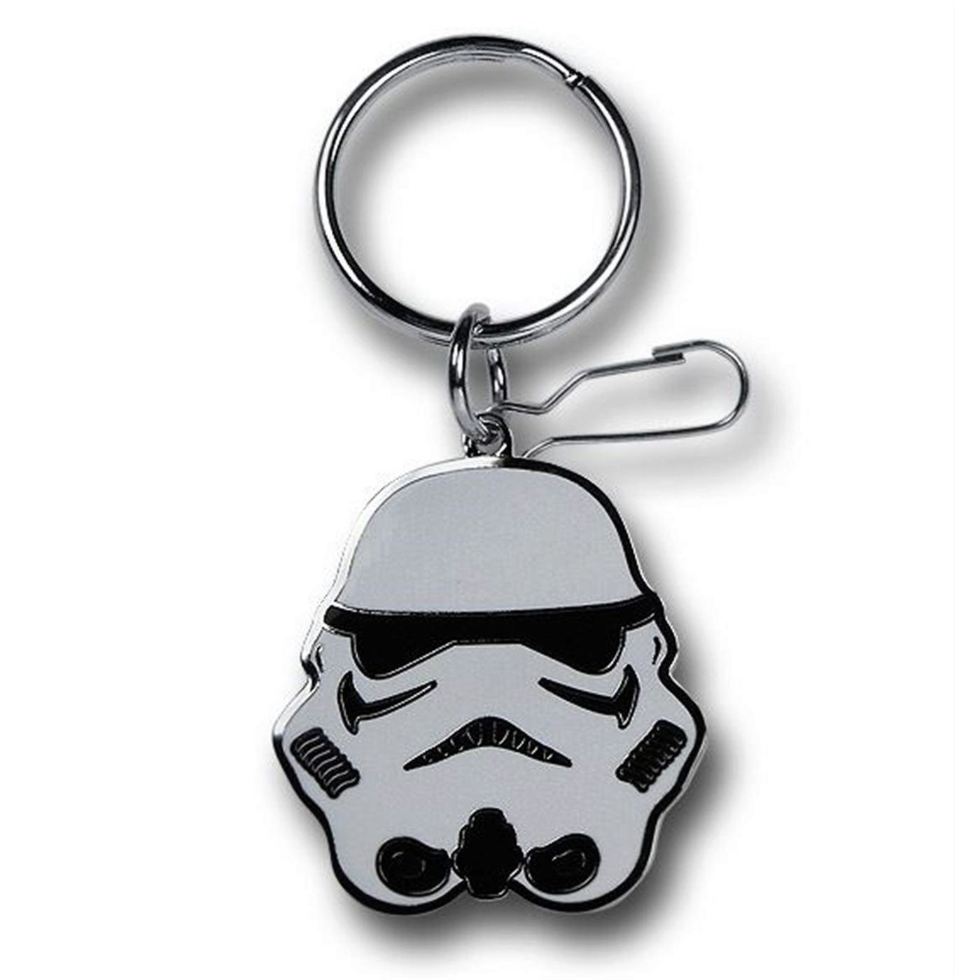 Star Wars Stormtrooper Enamel Keychain, Grey