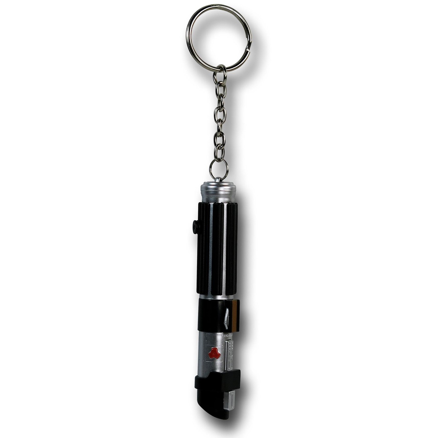 Star Wars Vader's Red Lightsaber LED Keychain, Black