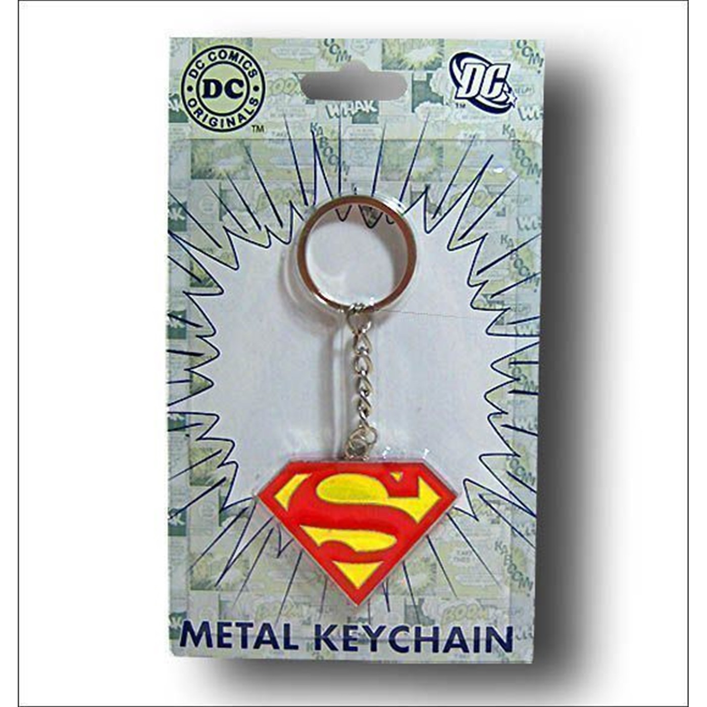 Superman Metal Symbol Keychain