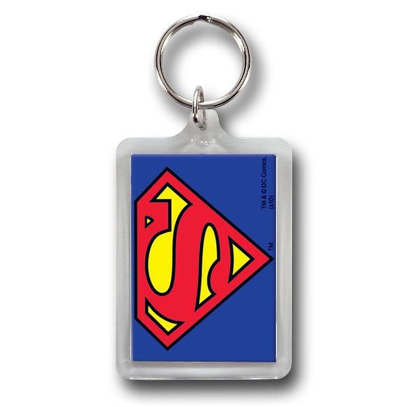 Superman Symbol Royal Keychain, Blue