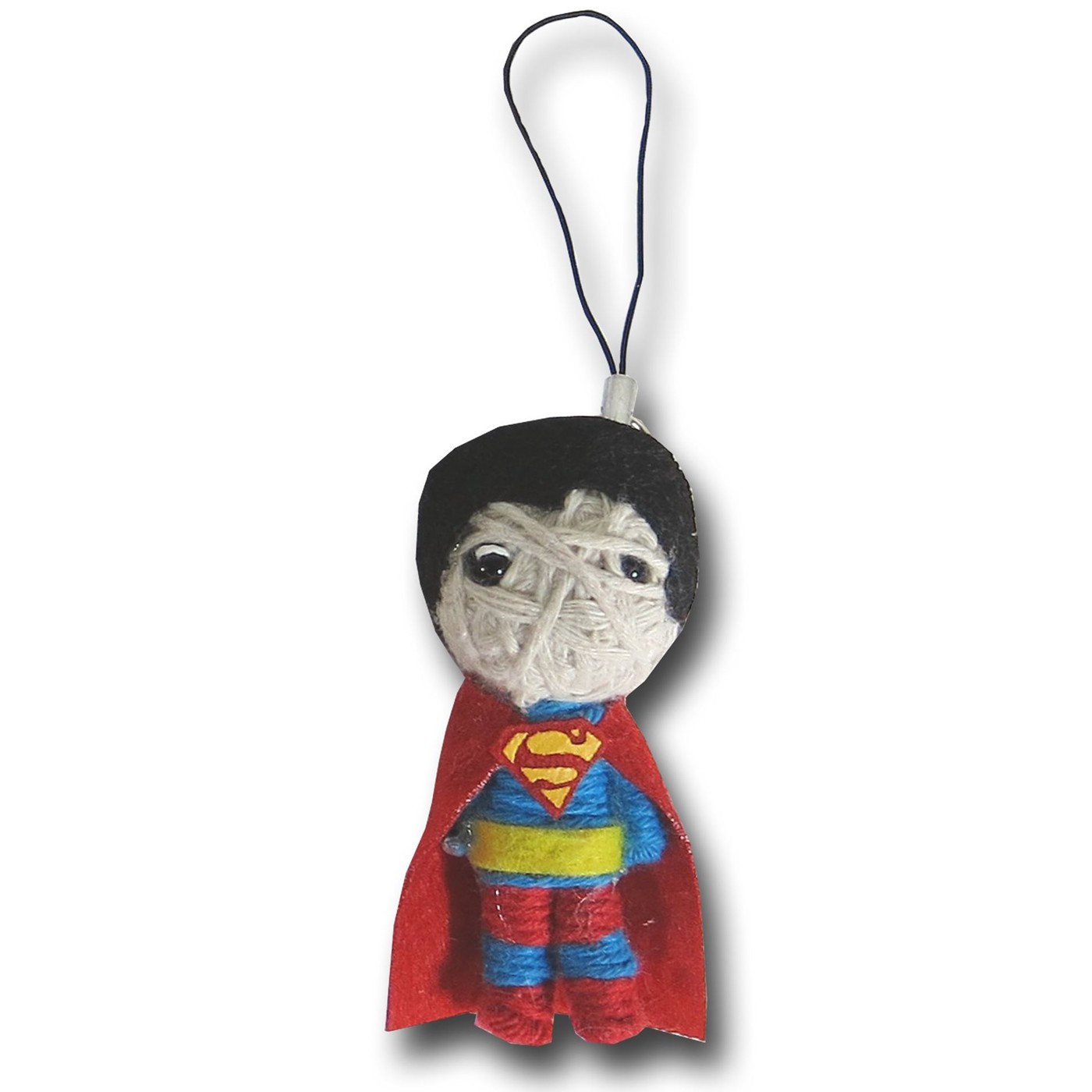 Superman String Doll Keychain, Red
