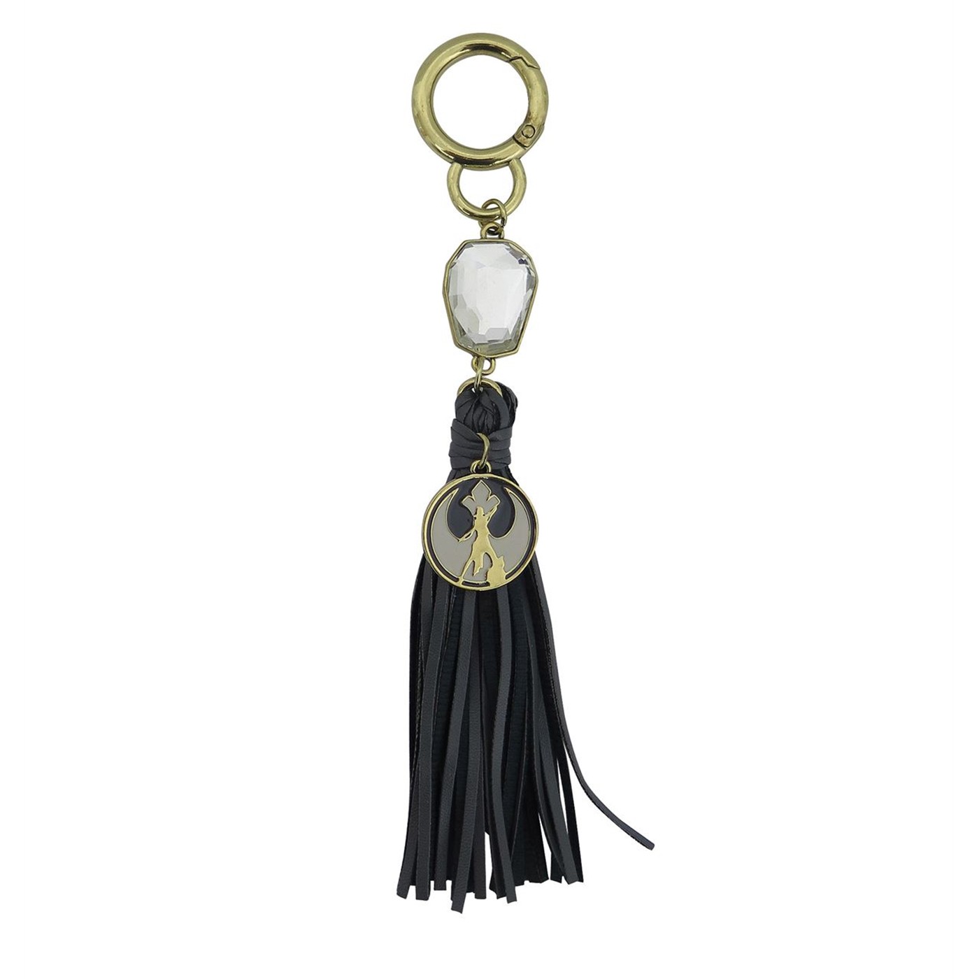Star Wars Last Jedi Rey Kyber Crystal Keychain, Black