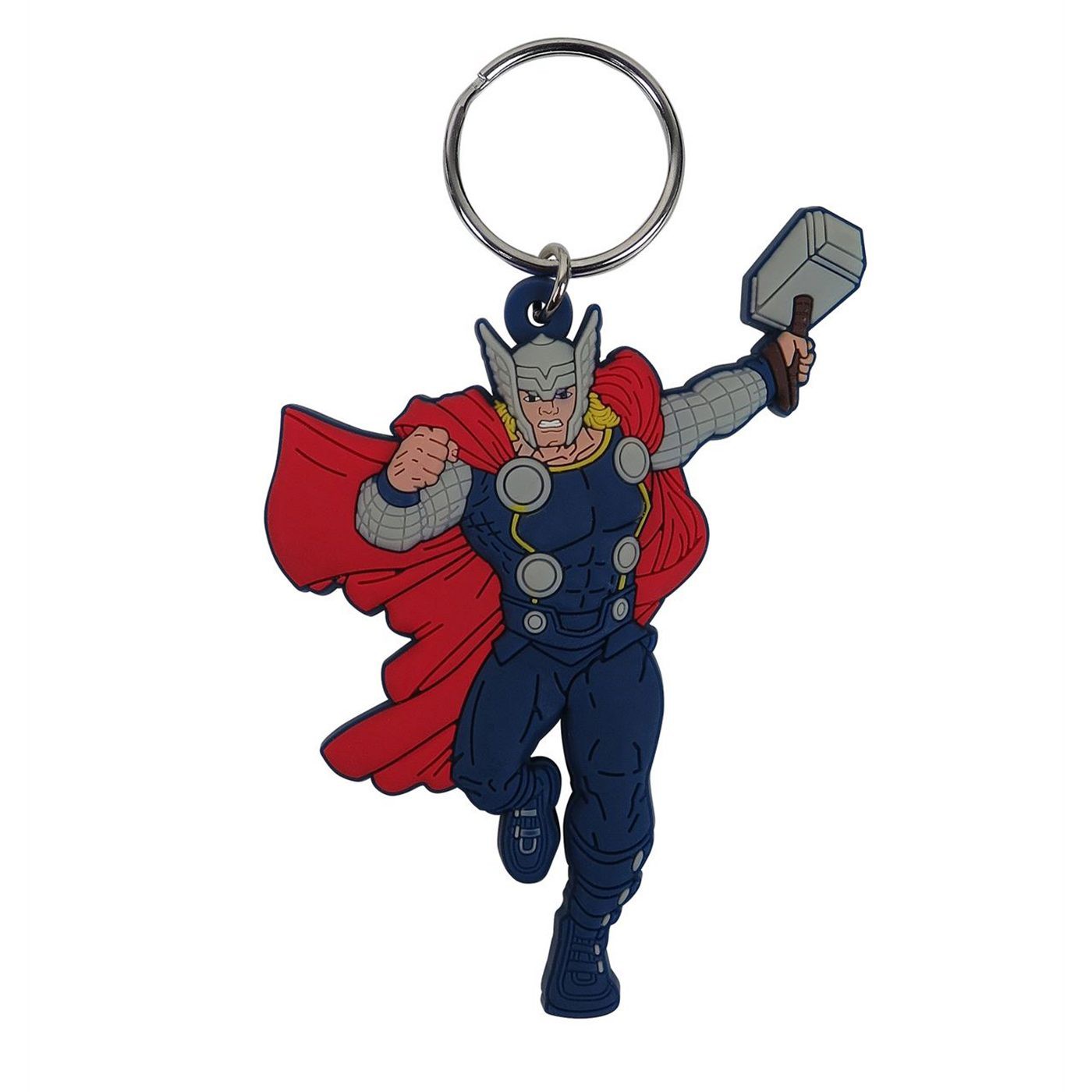 Thor Stance PVC Keychain, Black