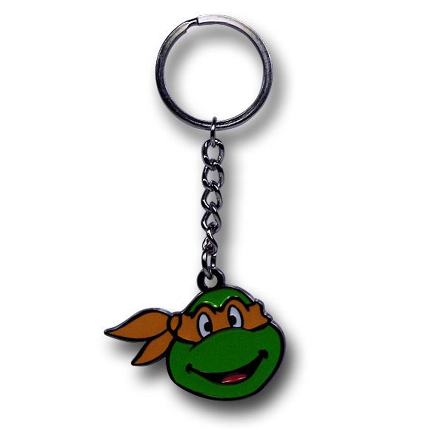 TMNT Michelangelo Metal Keychain