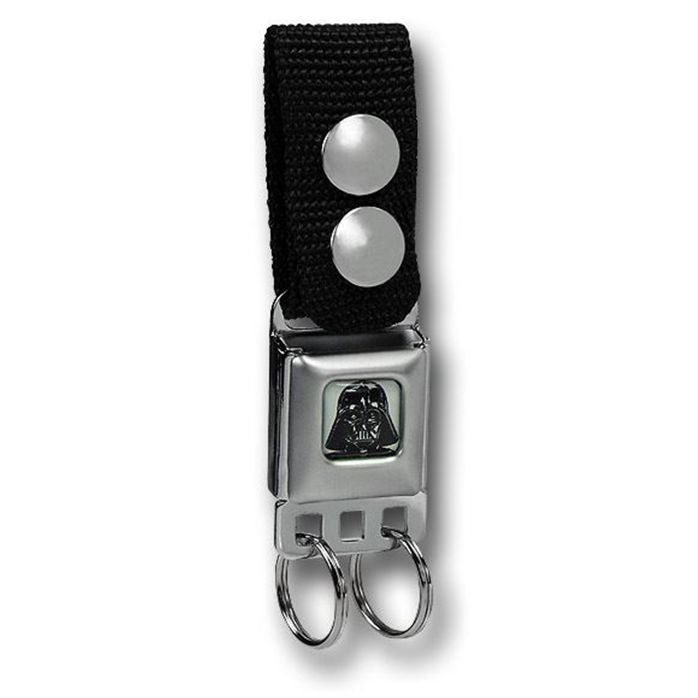 Darth Vader Seatbelt Keychain w/Snap-On Belt Loop