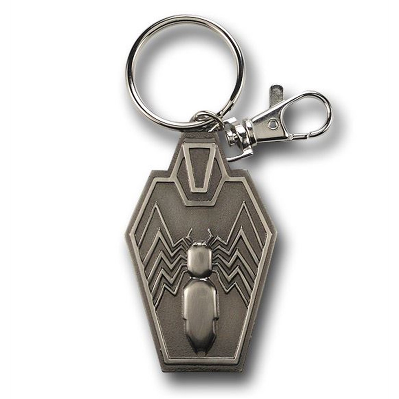 Venom Symbol Pewter Keychain