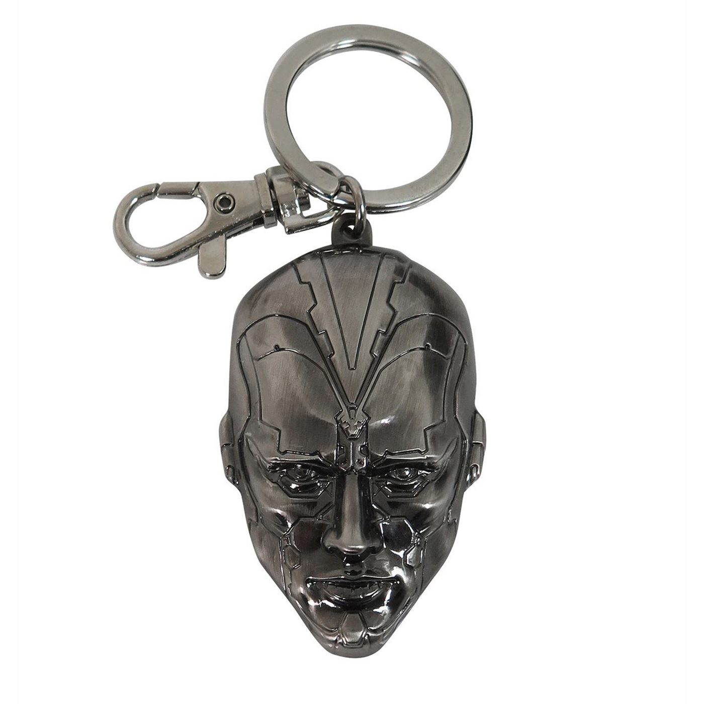 Vision Head Pewter Keychain