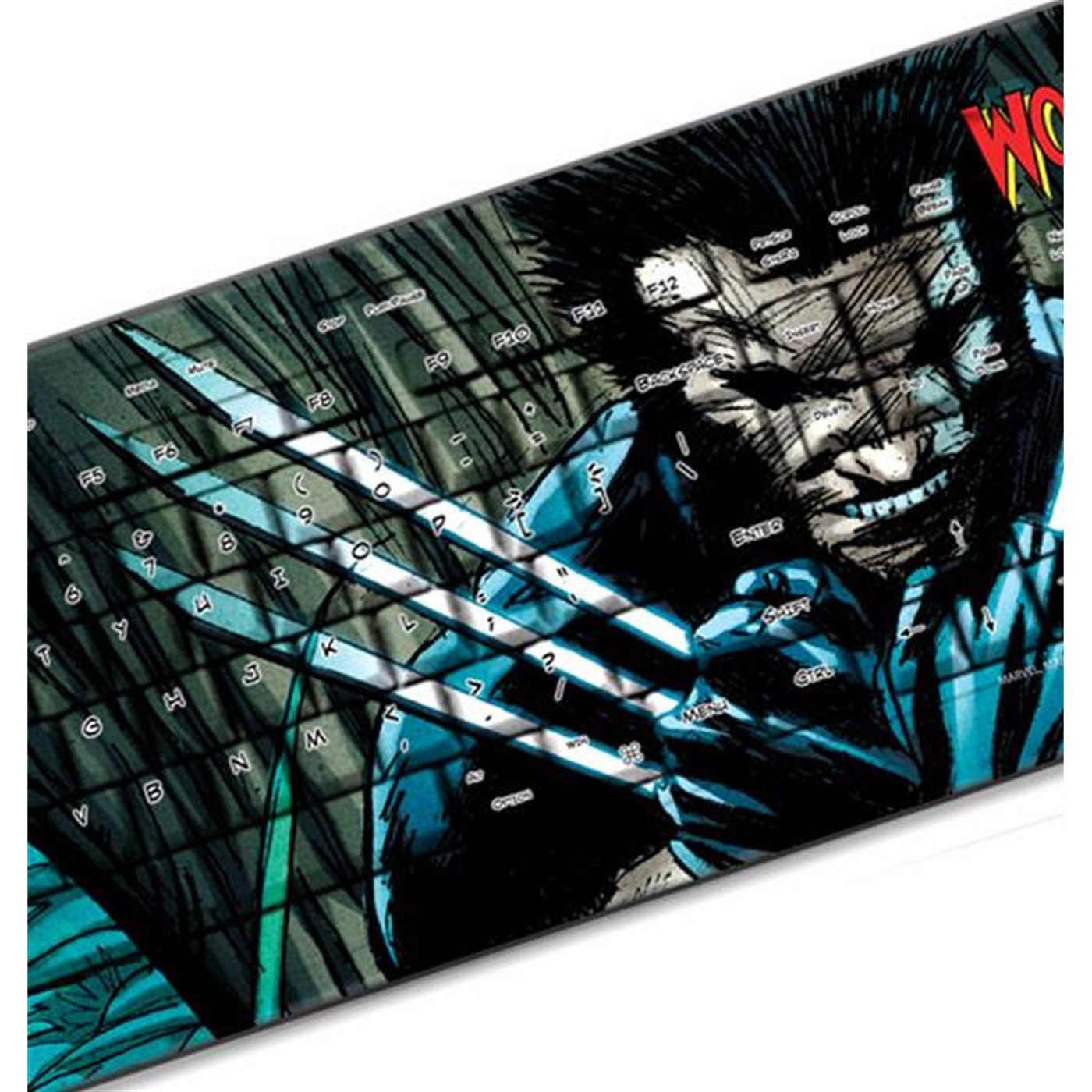 Wolverine Blue Scene USB Keyboard, Blue