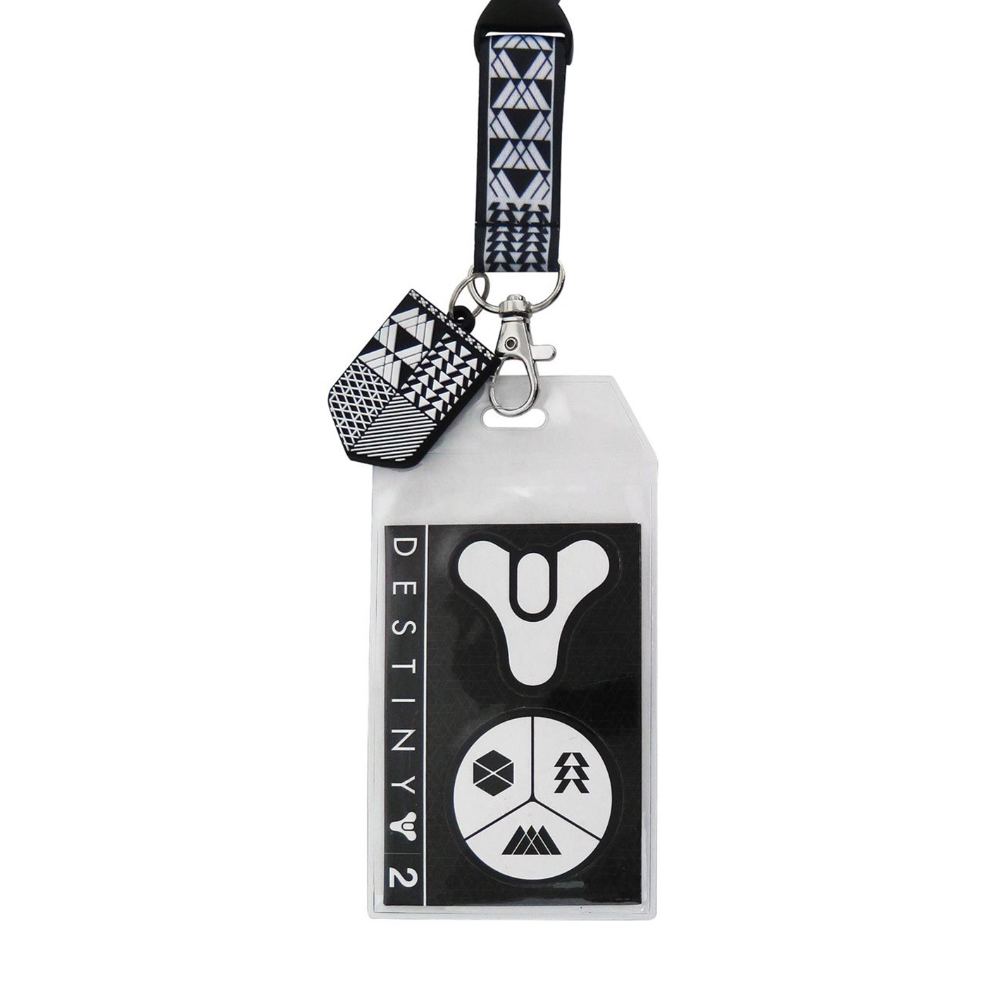 Destiny 2 Lanyard with PVC Charm, Black