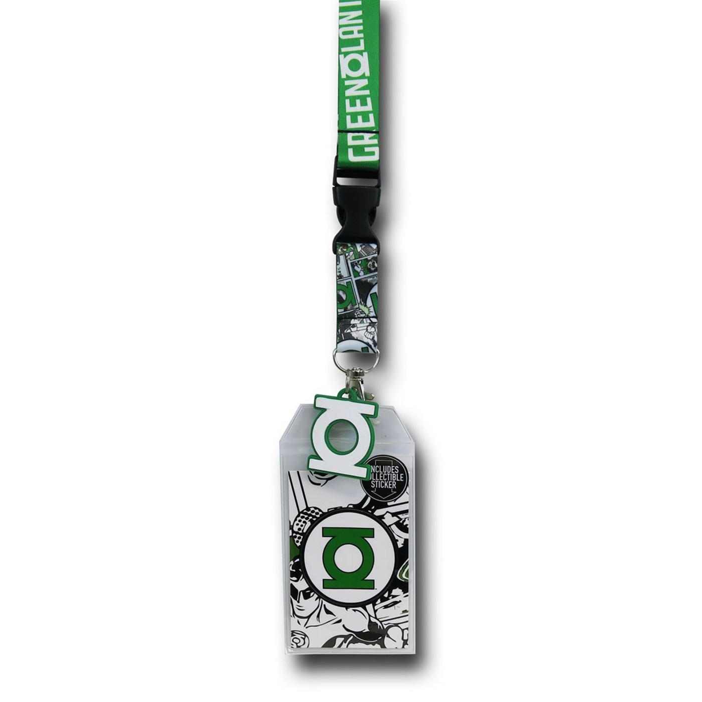 Green Lantern Comic Lanyard, Green