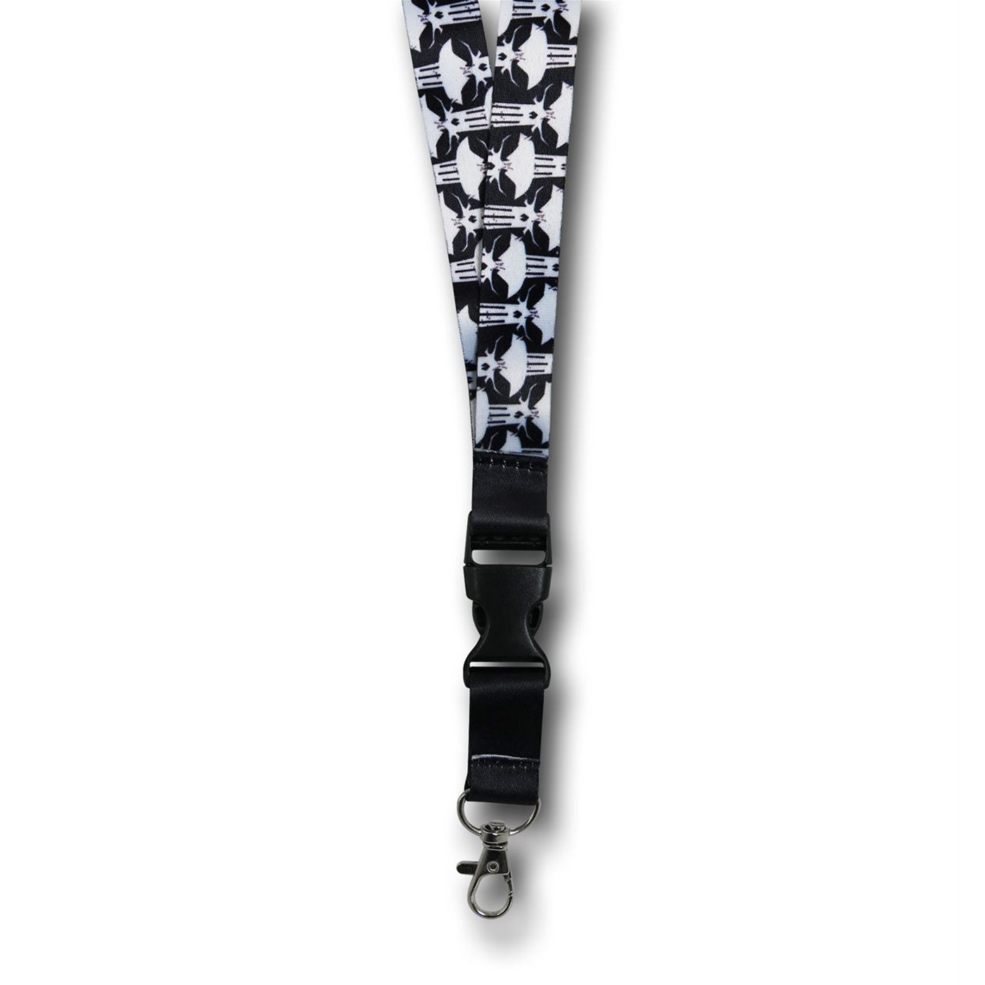 Punisher Skull Lanyard, Black