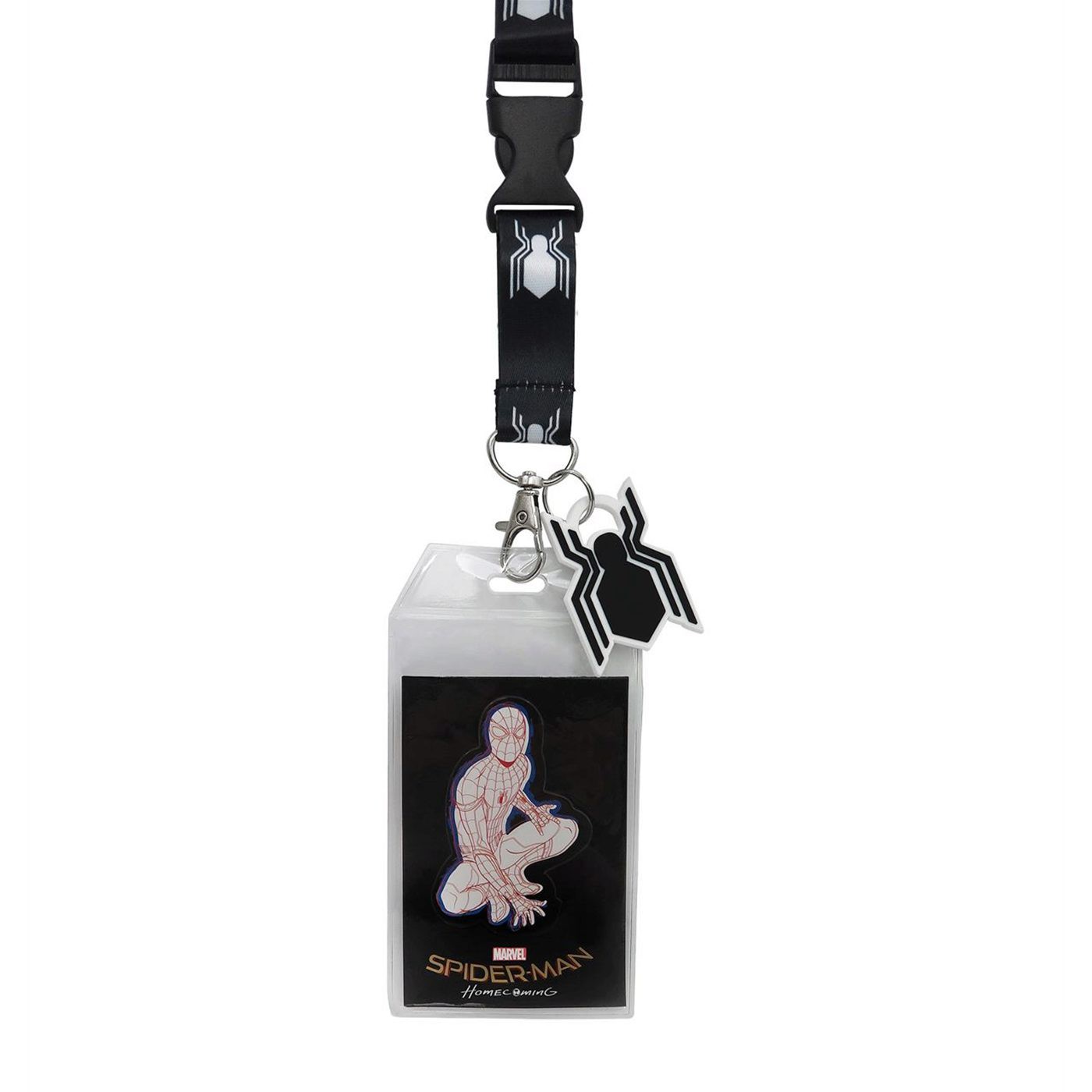 Spider-Man Homecoming Landyard with Charm, Blue