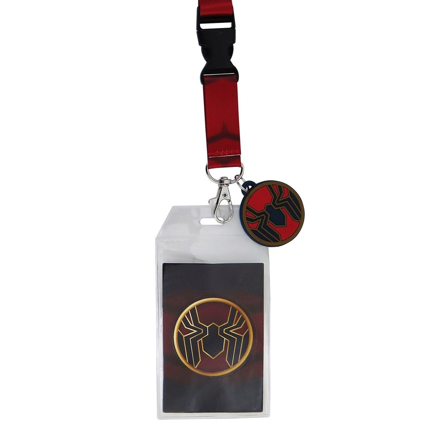 Avengers Infinity War Iron Spider Lanyard with Charm, Red