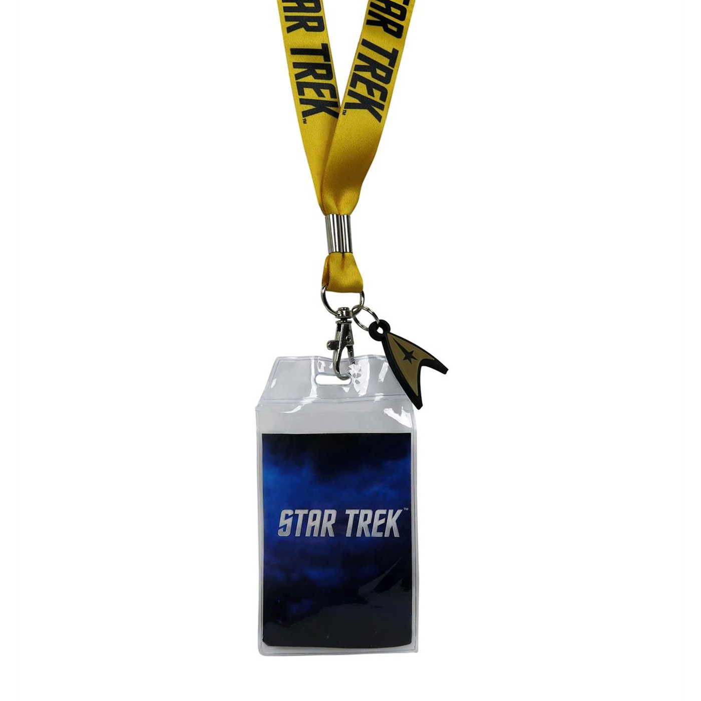 Star Trek Yellow Lanyard w/ Charm, Yellow