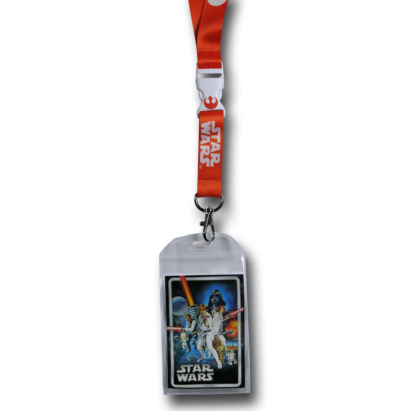 Star Wars Rebel Alliance Orange Lanyard, Orange