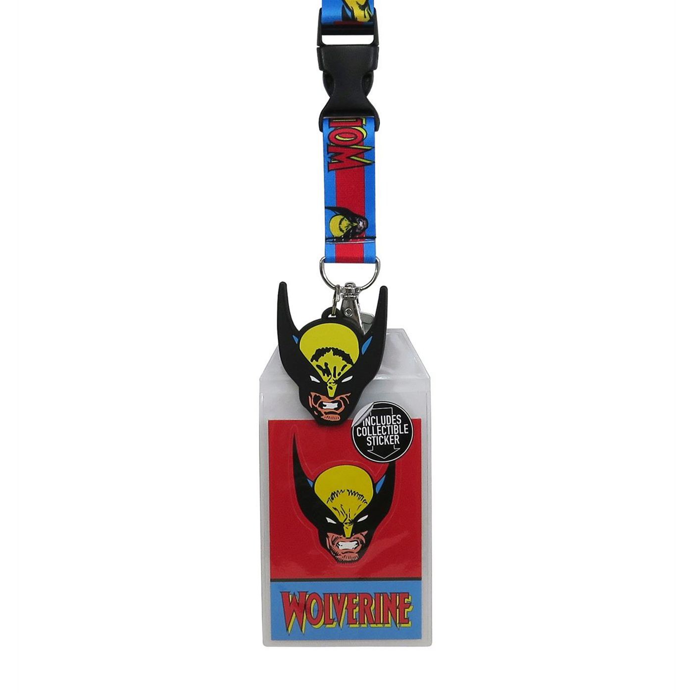 Wolverine Retro Lanyard with PVC Charm, Yellow