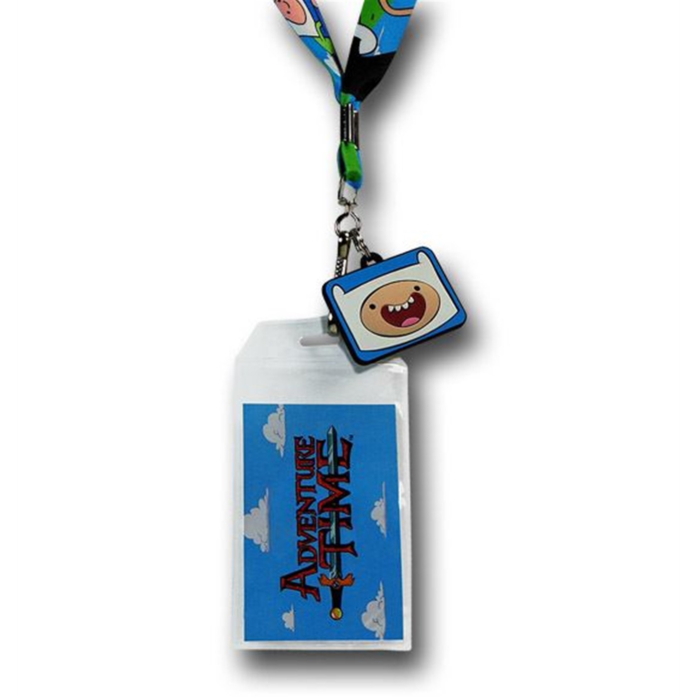 Adventure Time Good Times Lanyard, Blue