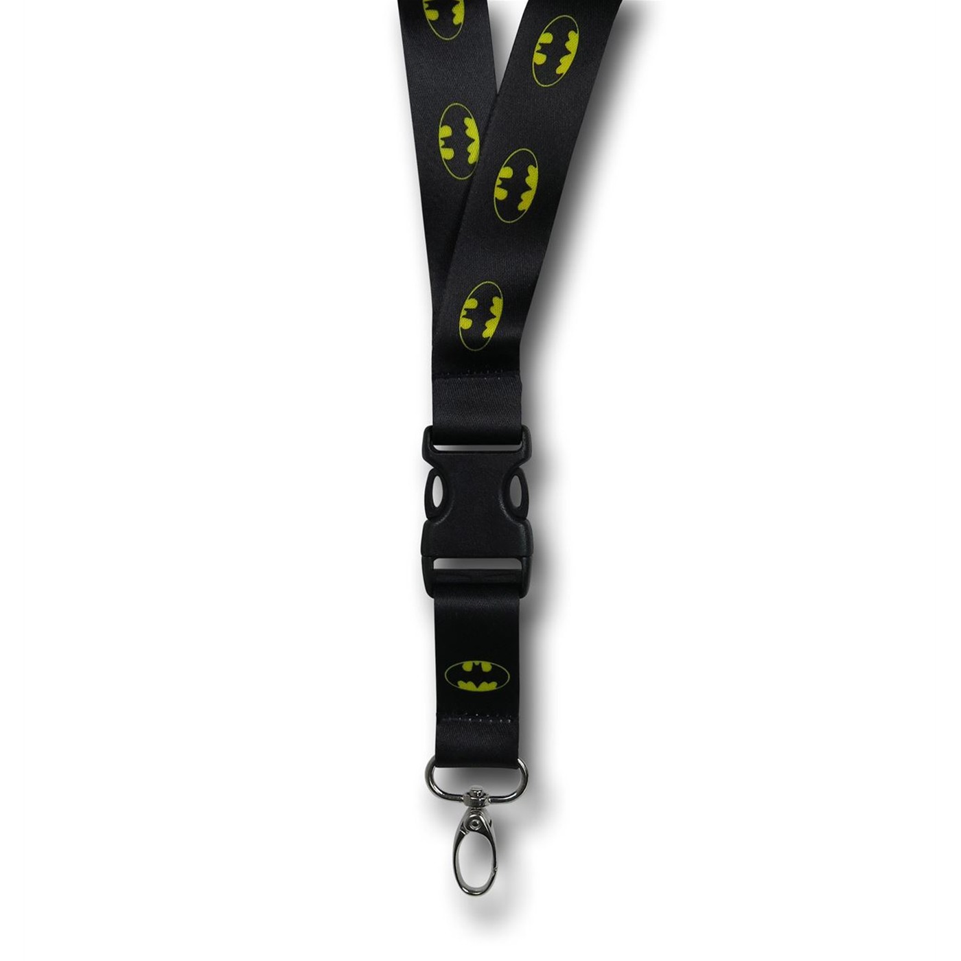 Batman Traditional Symbol Black Lanyard, Black