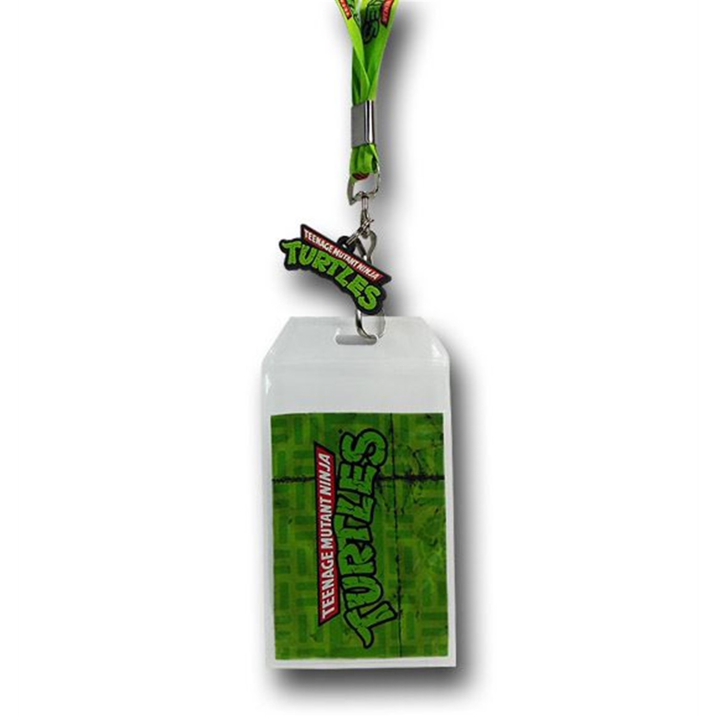 TMNT Lanyard with Logo Charm, Green