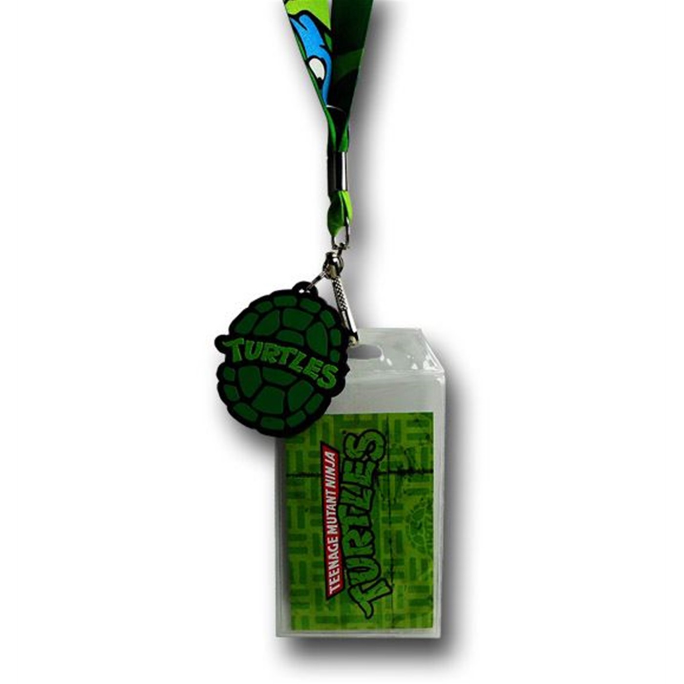 TMNT Lanyard with Shell Charm, Green