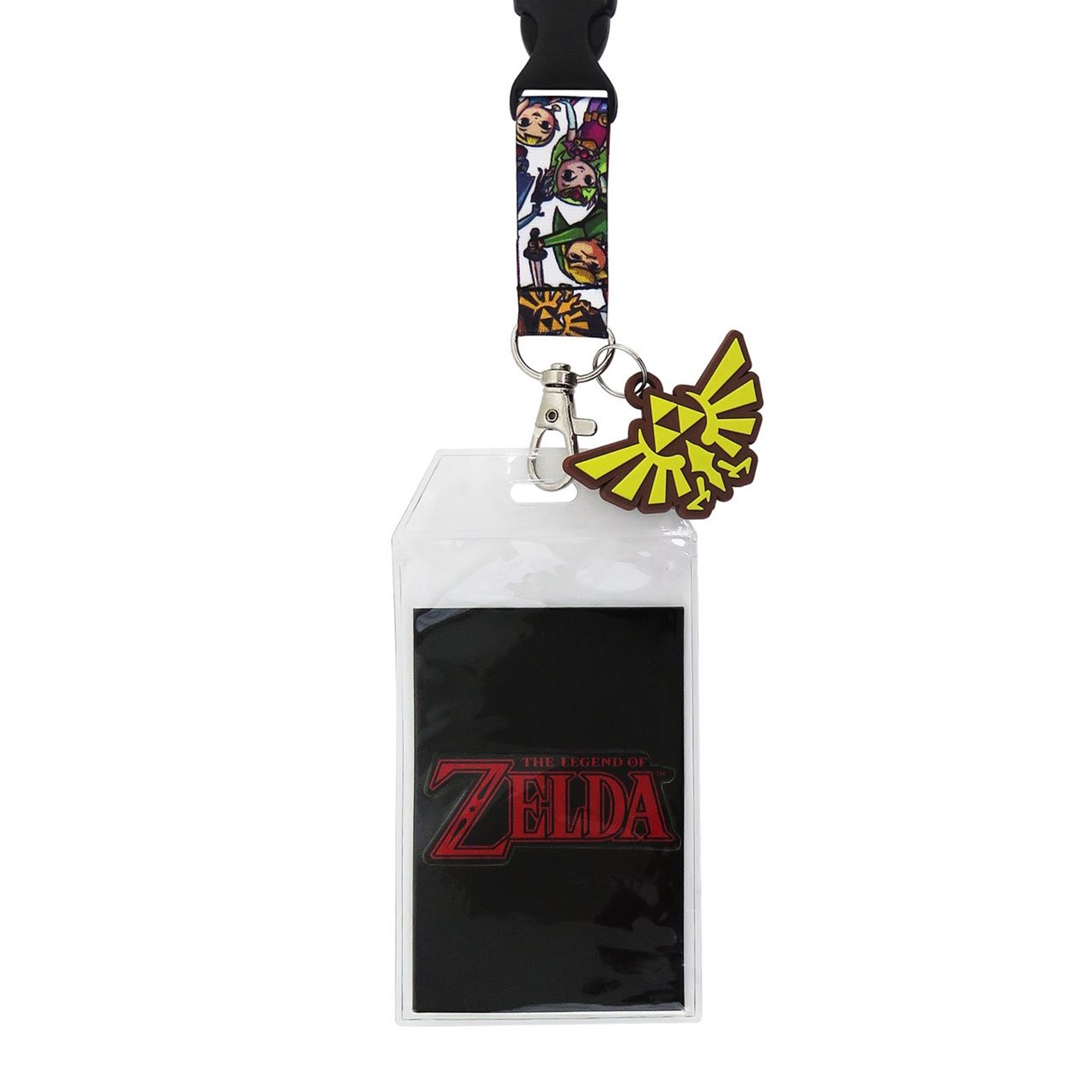 The Legend of Zelda Characters Lanyard with PVC Charm, Red