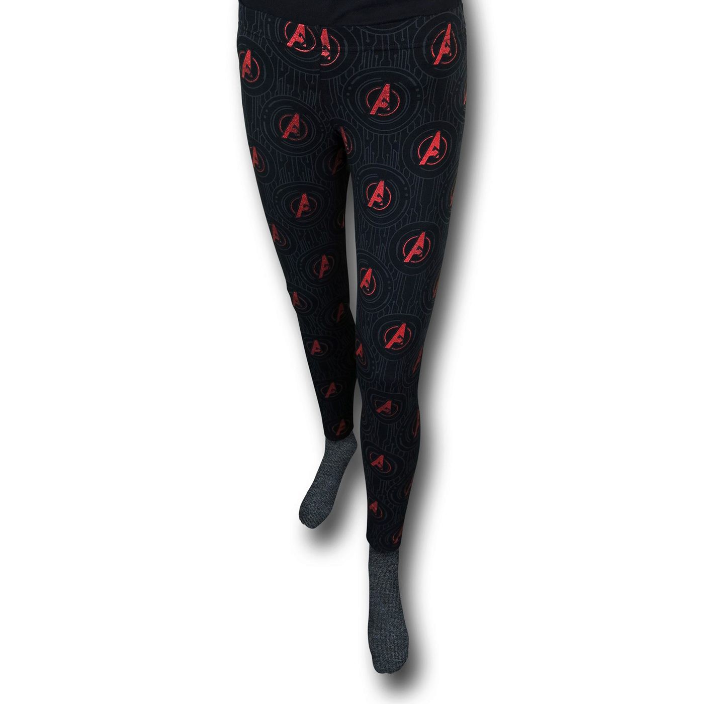 Avengers Symbol Leggings, Black