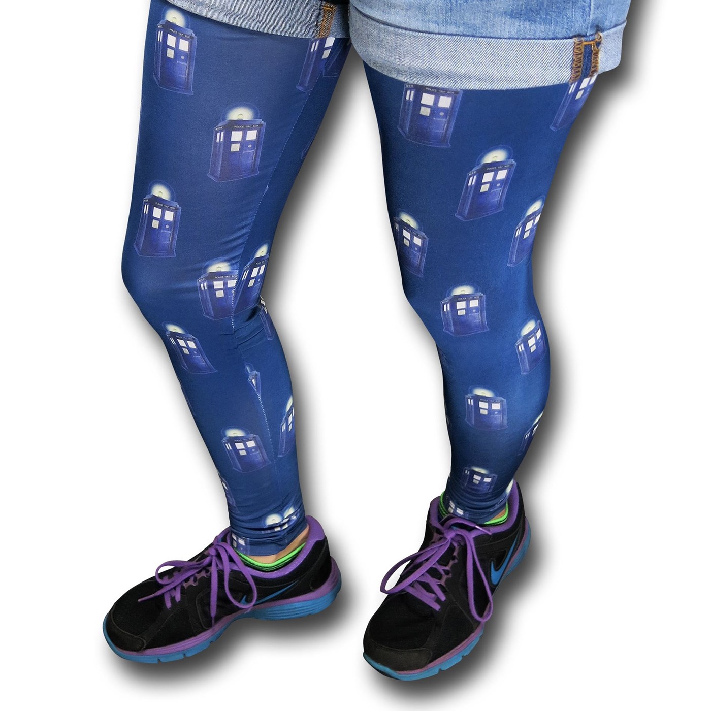 Dr. Who 3D Tardis Leggings, Blue