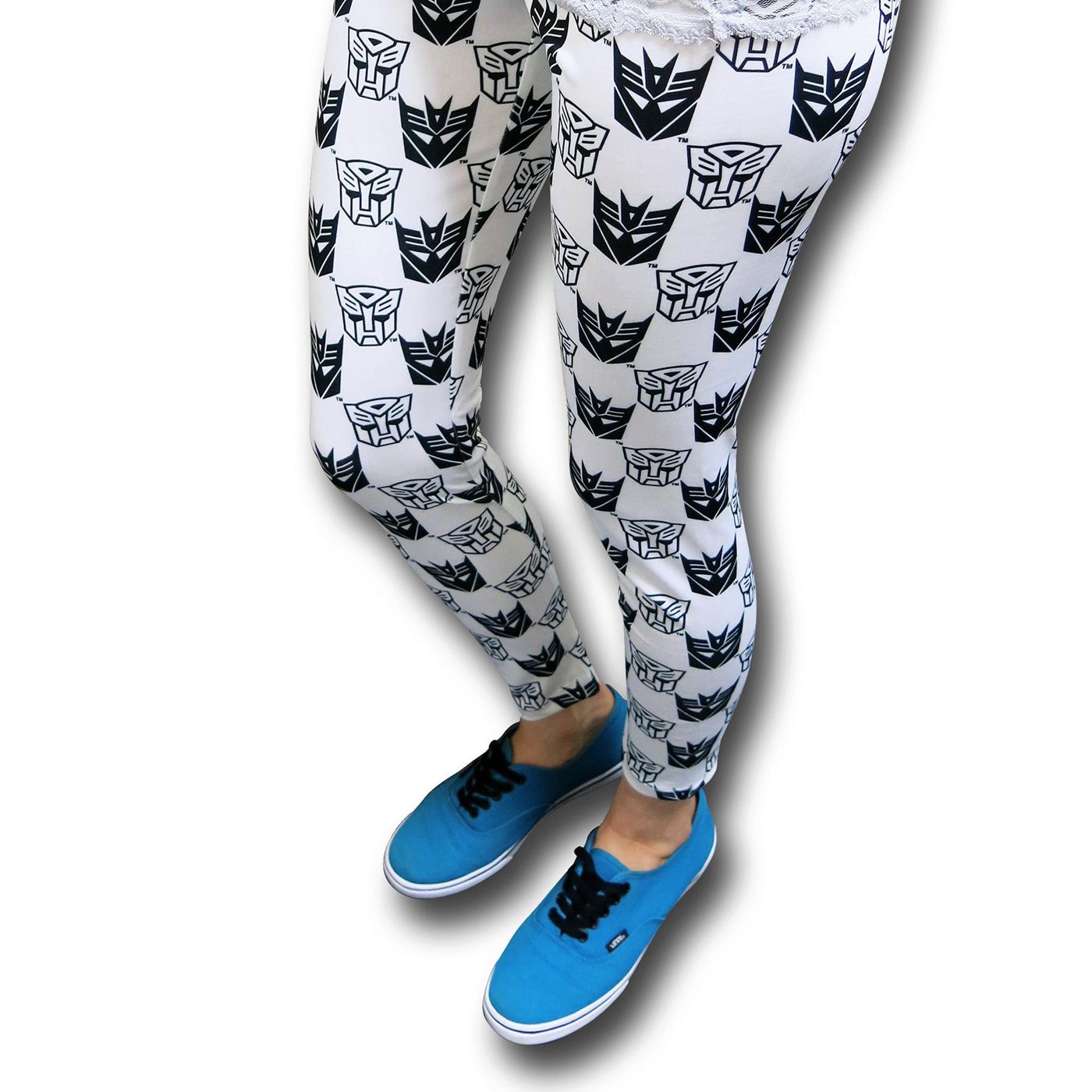 Transformers Symbol Women's Leggings, White