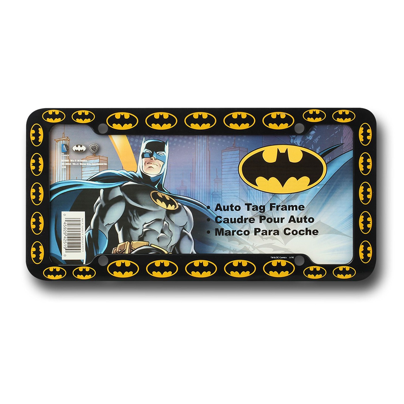 Batman Symbols License Plate Frame