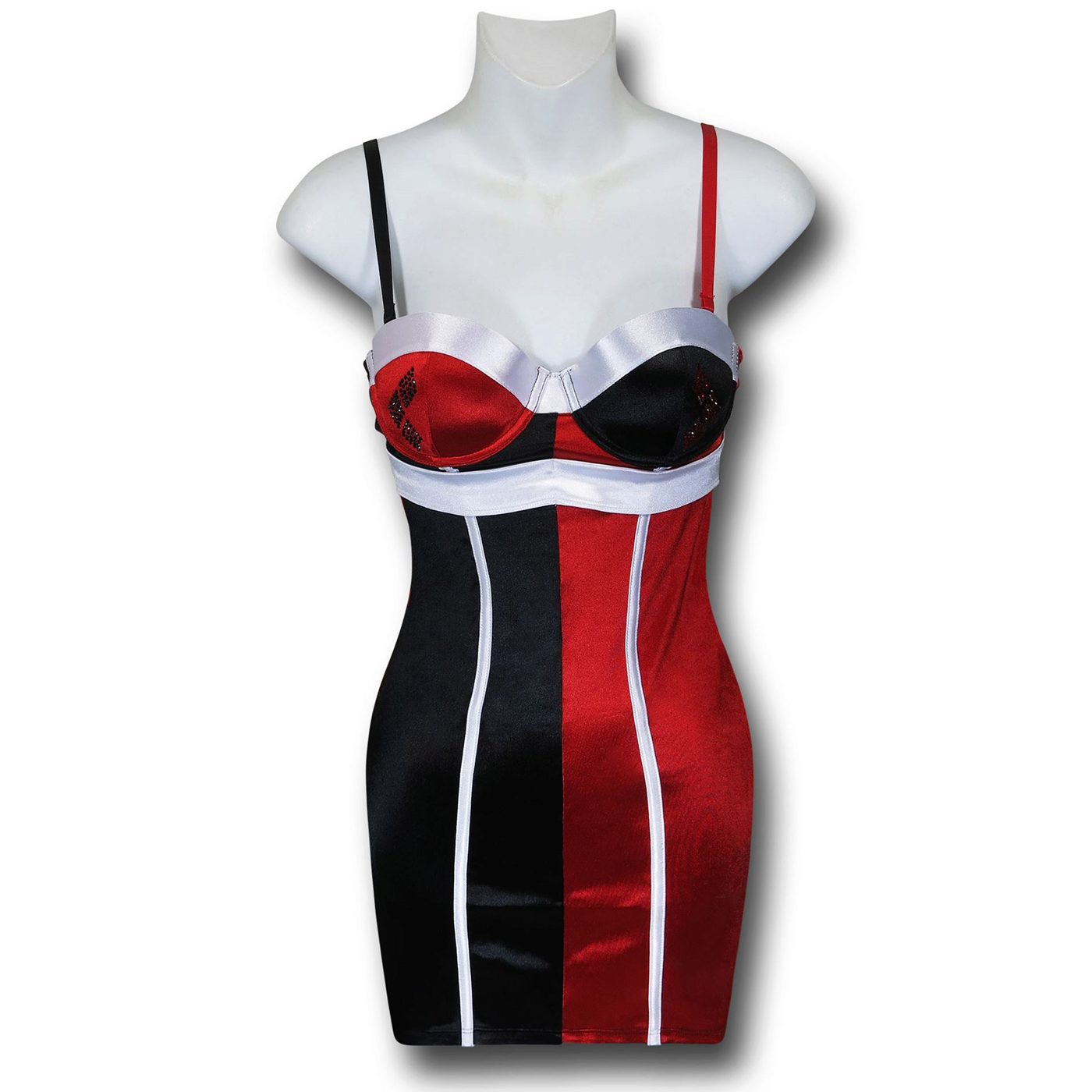 Harley Quinn Women's Stretch Chemise, Red