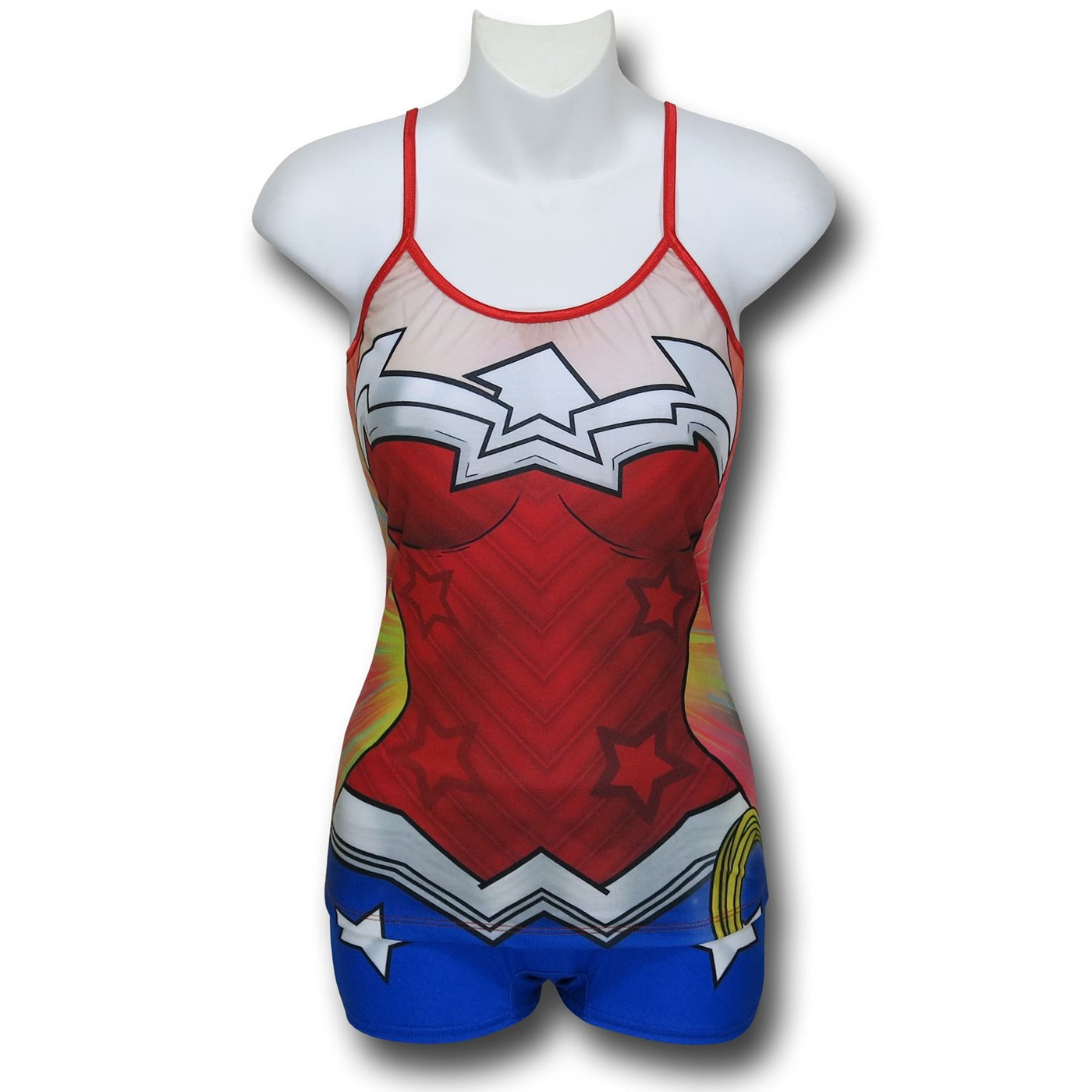 Wonder Woman 52 Women's Costume Cami & Boyshorts Set, Red