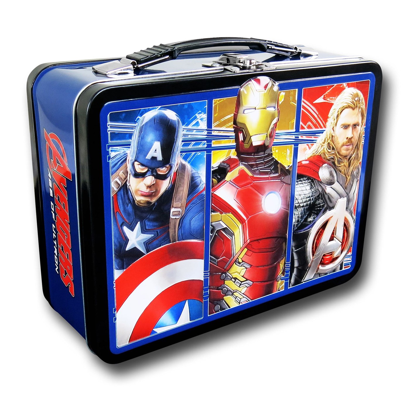 Avengers Age of Ultron Tin Lunch Box, Blue