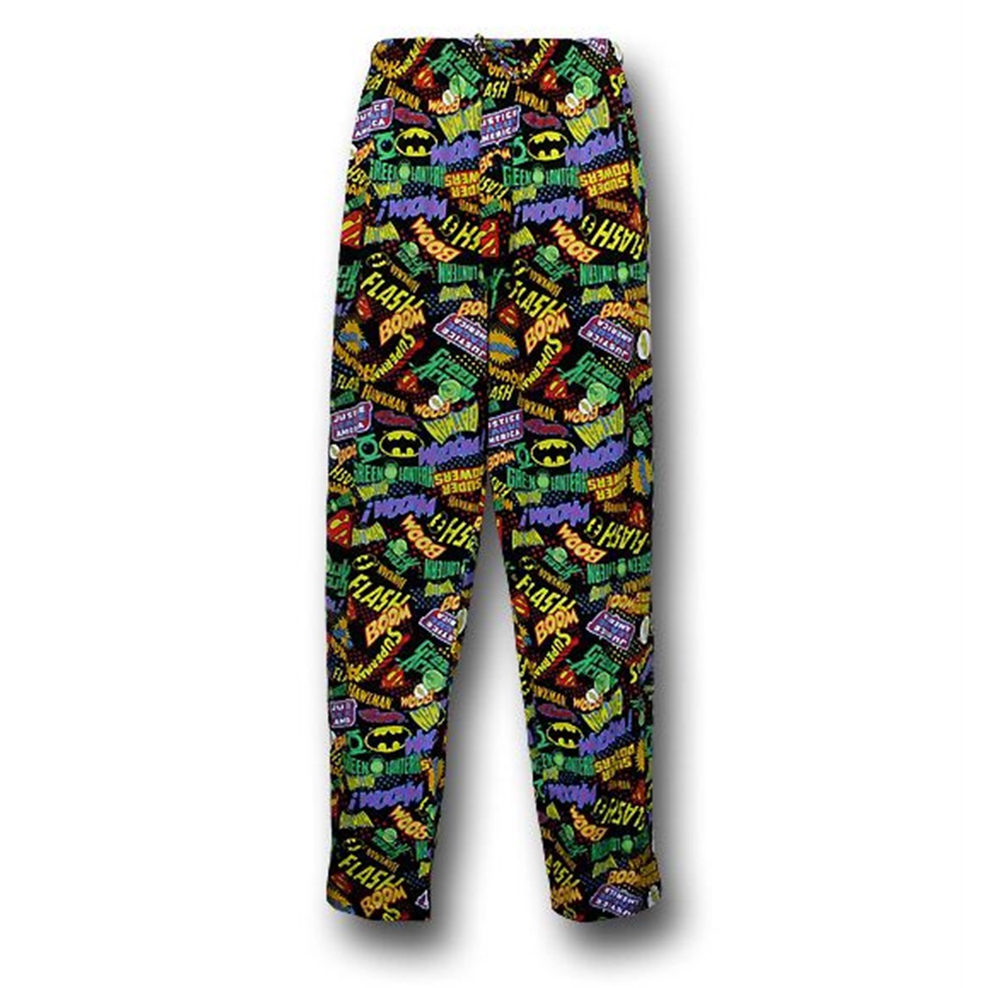 DC Comic Favorites Symbol Slam Lounge Pants, Black
