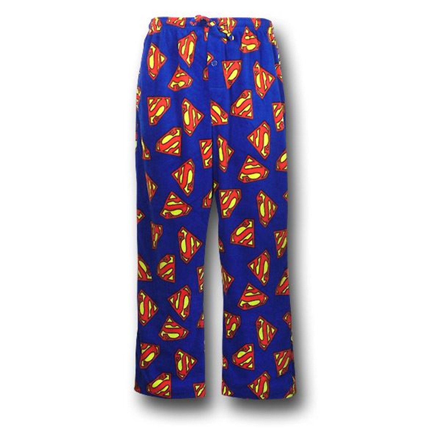 Superman Royal Logo Fleece Lounge Pants, Blue