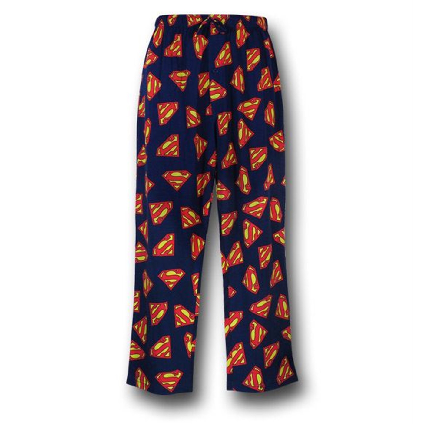 Superman Symbol Navy Lounge Pants, Blue