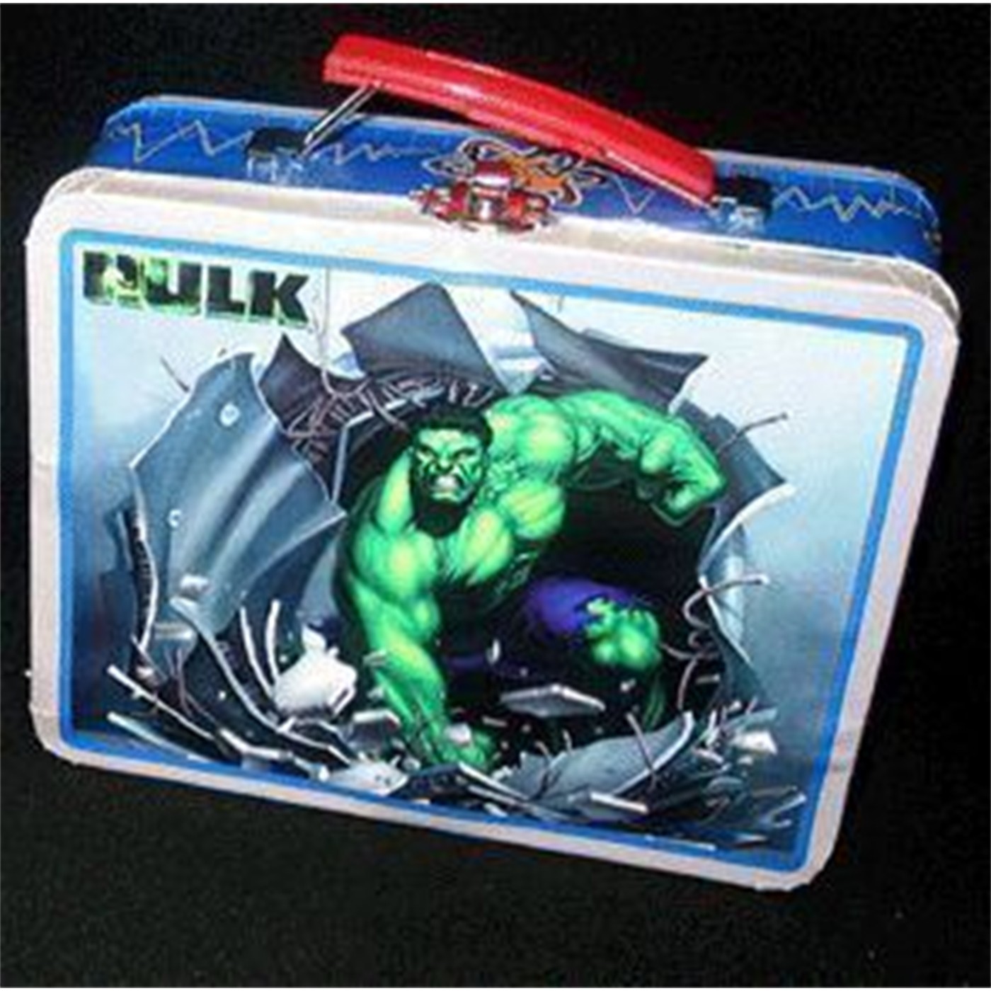 The Hulk Metal Lunch Box Smashing
